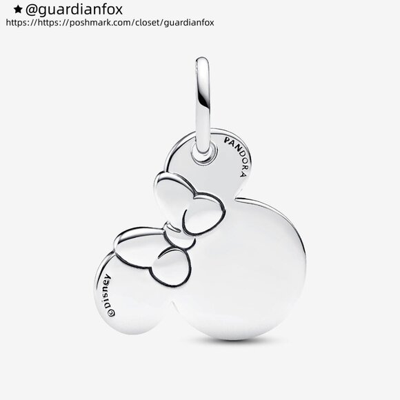 Pandora Disney Minnie Mouse Engravable Dangle Charm - Picture 3 of 7